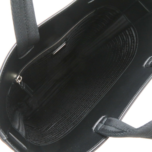 Prada shopping tote bag leather black NERO - Picture 6 of 10